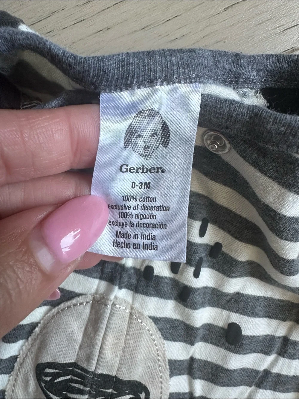 Gerber Gray, Navy & Charcoal Baby Footie Set - 3 Pack